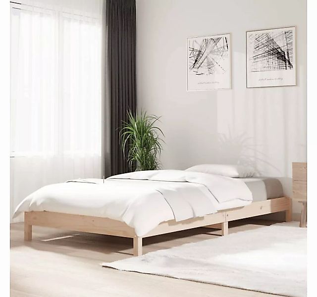 furnicato Bett Stapelbett 100x200 cm Massivholz Kiefer günstig online kaufen