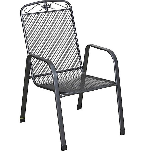 MWH Gartenstuhl MWH Stapelstuhl Savoy eisengrau günstig online kaufen