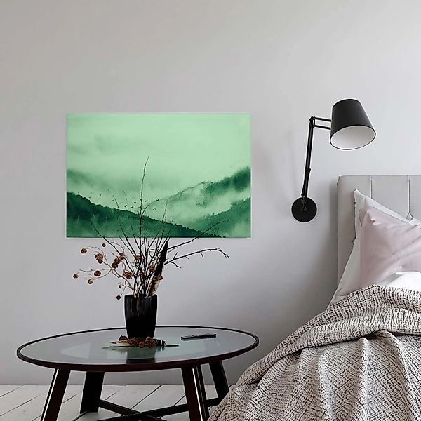A.S. Création Leinwandbild "Gloomy Landscape" Kunst  Wald 1 Stk. tlg. Nebel günstig online kaufen
