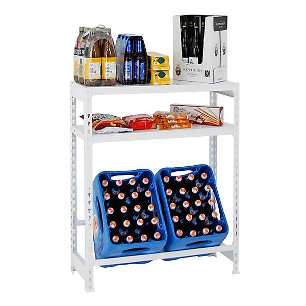 PROREGAL® Standregal Getränkekistenregal Camel mit Ablagefläche, günstig online kaufen