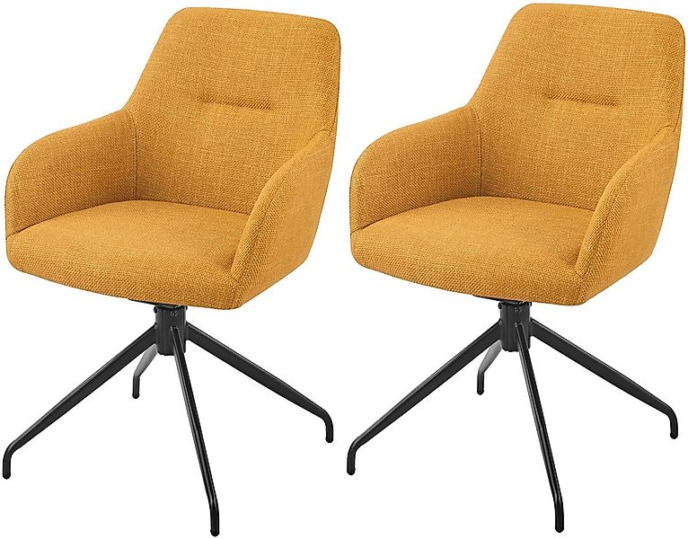 HELA Armlehnstuhl TRIEST (Set, 2 St), Sessel, 360° drehbar, Gestell abgekni günstig online kaufen