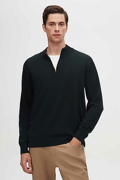 D'S DAMAT Strickpullover Ds Damat Slim Fit Strickpullover mit halbem Reißve günstig online kaufen