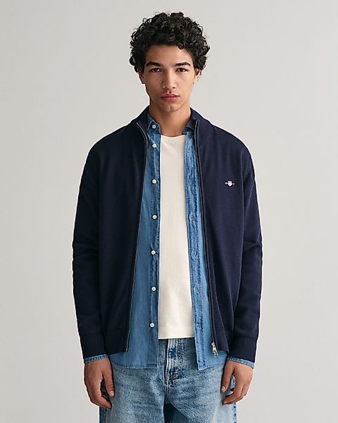 Gant Cardigan CASUAL COTTON ZIP CARDIGAN günstig online kaufen