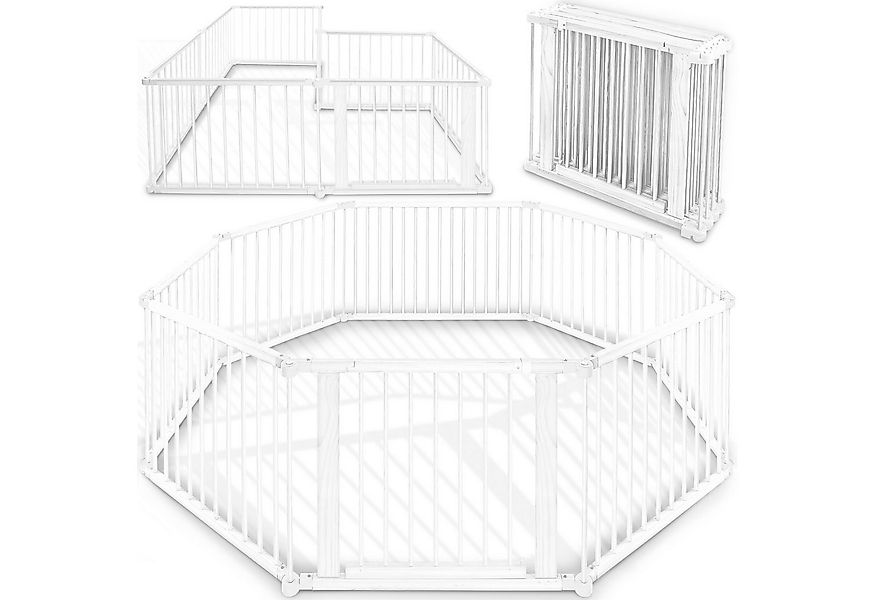 KIDUKU Laufgitter 7,2 Meter Laufstall XXL klappbar inkl. Tür, bestehend aus günstig online kaufen