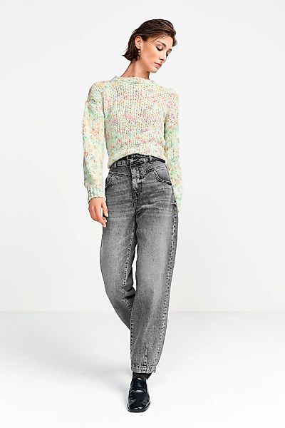 RICHROYAL Rundhalspullover mit auffälligem Musterdesign günstig online kaufen