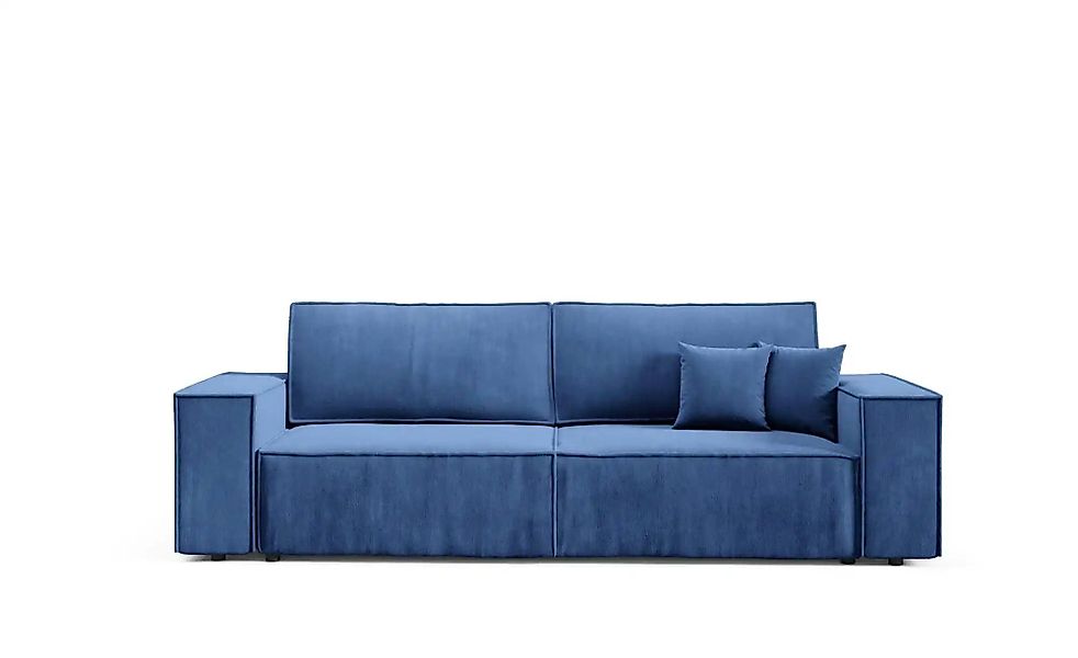 Einzelsofa mit Schlaffunktion Mille ¦ blau ¦ Maße (cm): B: 255 H: 88 Polste günstig online kaufen