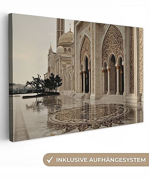 OneMillionCanvasses® Leinwandbild Details in Gold - Marmor - Islamisch, Fot günstig online kaufen