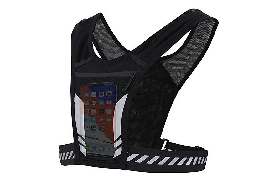 Sport-Knight® Funktionsweste Reflektierende Laufweste mit Handyfach, Sportw günstig online kaufen
