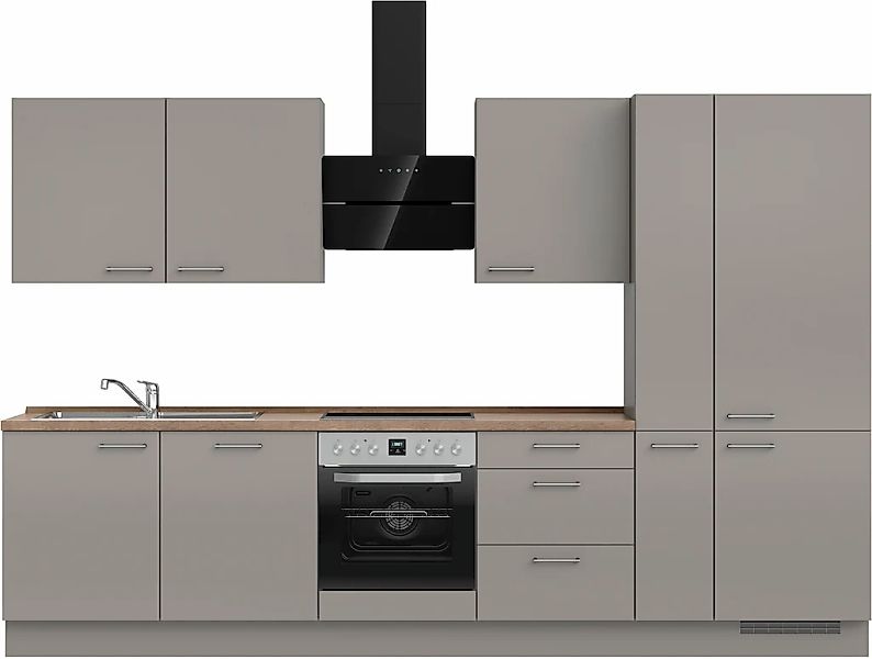 nobilia Küchenzeile ""Laser II", Ausrichtung wählbar, Breite 330 cm", vormo günstig online kaufen