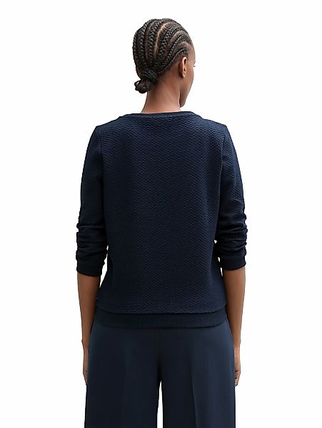 TOM TAILOR Denim Sweatshirt mit besonderer günstig online kaufen