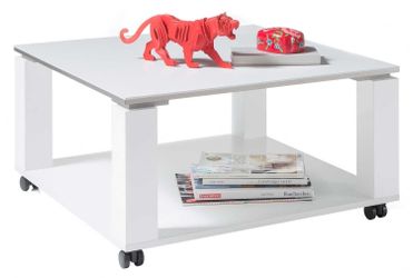 Stolkom Couchtisch "Romy" weiß Glanz, Tisch in 3 Ausführungen günstig online kaufen