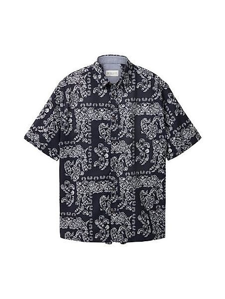 Tom Tailor Herren Kurzarm Hemd PRINTED - Regular Fit günstig online kaufen