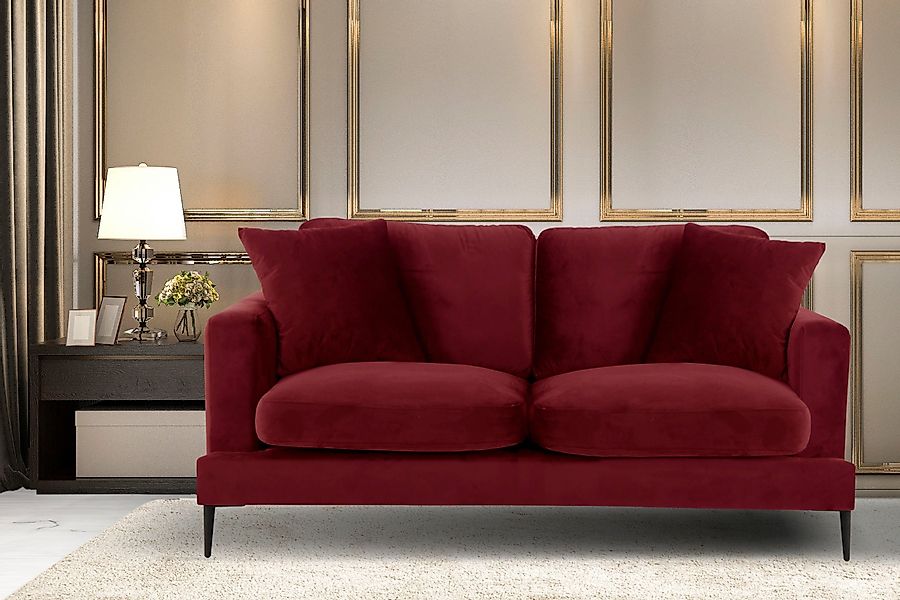 Home affaire 2-Sitzer "Cozy elegantes Designsofa, Maße B/T/H: 151/97/80 cm" günstig online kaufen