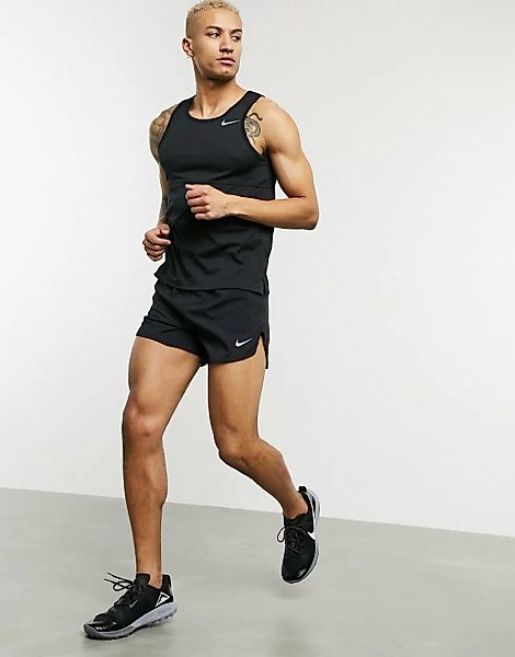 Nike Running – Breathe – Schwarzes Trägershirt günstig online kaufen