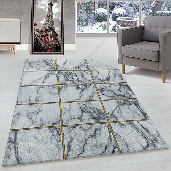 Carpettex Designteppich Marmor Design, Rechteckig, Höhe: günstig online kaufen