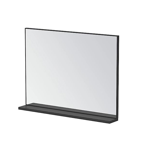 Aquabatos Badspiegel 80 x 60 cm mit Ablage Rechteck Wandspiegel Badezimmers günstig online kaufen