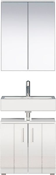 welltime Badmöbel-Set Prag, (Set, 2-St), Waschtisch günstig online kaufen