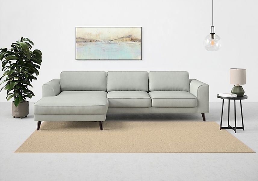 TRENDMANUFAKTUR Ecksofa »Lumber Jack, elegantes Designsofa, zeitlos modern, günstig online kaufen