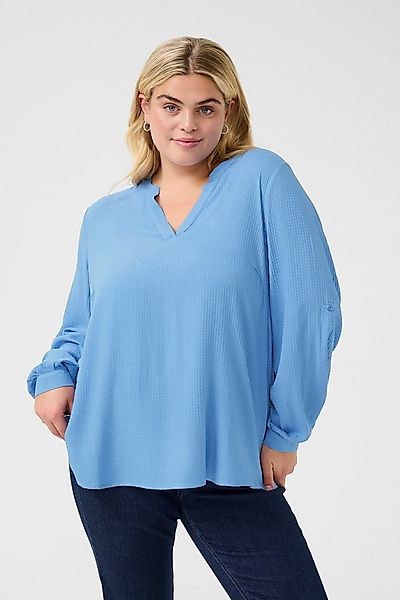 KAFFE Curve Langarmbluse Langarm-Bluse KCmolly Große Größen günstig online kaufen