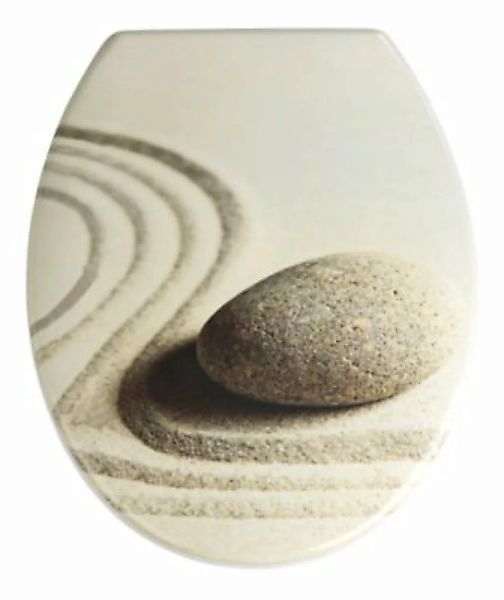 WENKO WC-Sitz Sand and Stone, aus antibakteriellem Duroplast mehrfarbig günstig online kaufen