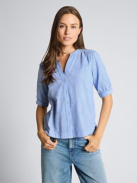 TOM TAILOR Kurzarmbluse Blusen & Shirts Bluse aus Baumwolle günstig online kaufen