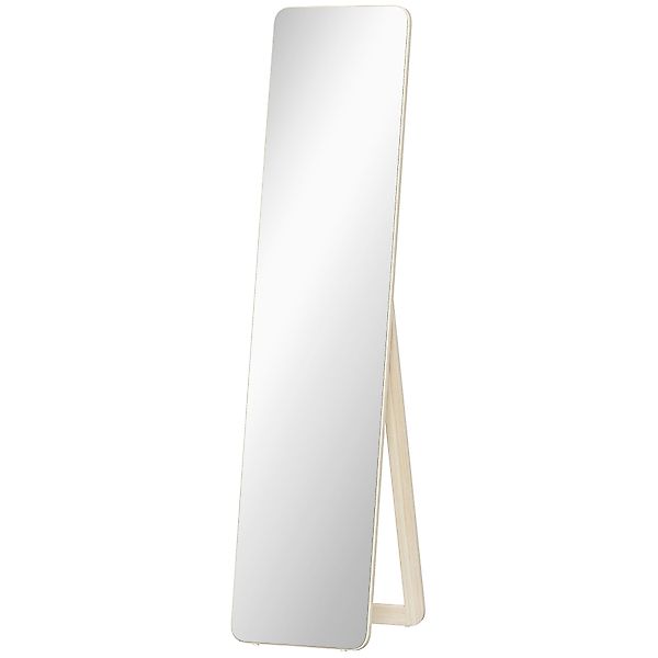 HOMCOM Großer rechteckiger Ganzkörperspiegel, 37 x 160 cm - freistehend ode günstig online kaufen