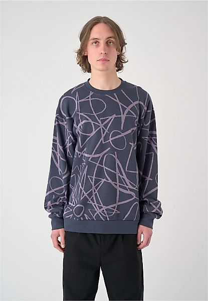 Cleptomanicx Strickpullover "Flowers", mit tollem Allover-Print günstig online kaufen