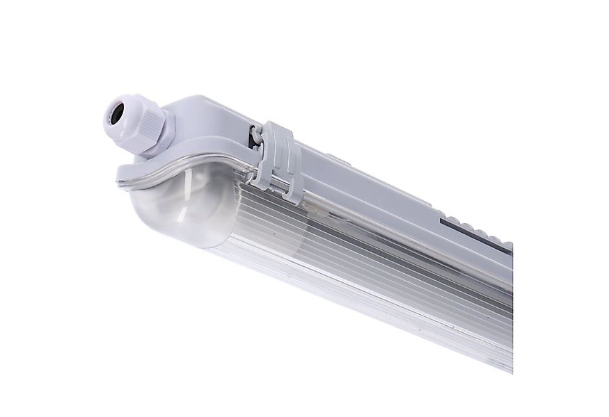 proventa LED Deckenleuchte Feuchtraumleuchte, LED, mit LED-Röhre 120 cm 18W günstig online kaufen