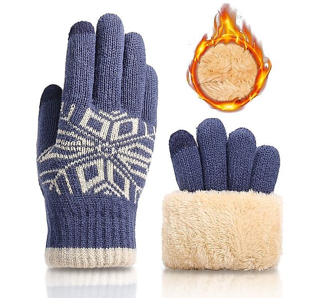Coonoor Strickhandschuhe Winterhandschuhe Doppellagige Touchscreen Warm Han günstig online kaufen
