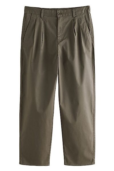 Next Chinohose Sommerliche Workwear-Chinohose mit Bundfalten (1-tlg) günstig online kaufen