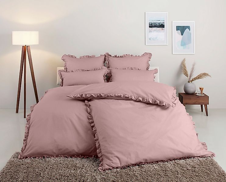Home affaire Bettwäsche "Violetta in Gr. 135x200 oder 155x220 cm" 2 Stk. tl günstig online kaufen
