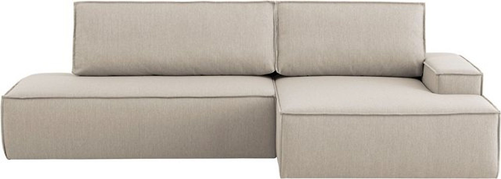 Home affaire Ecksofa "SHERWOOD, Schlafsofa in L-Form offen (275cm), Cord, L günstig online kaufen