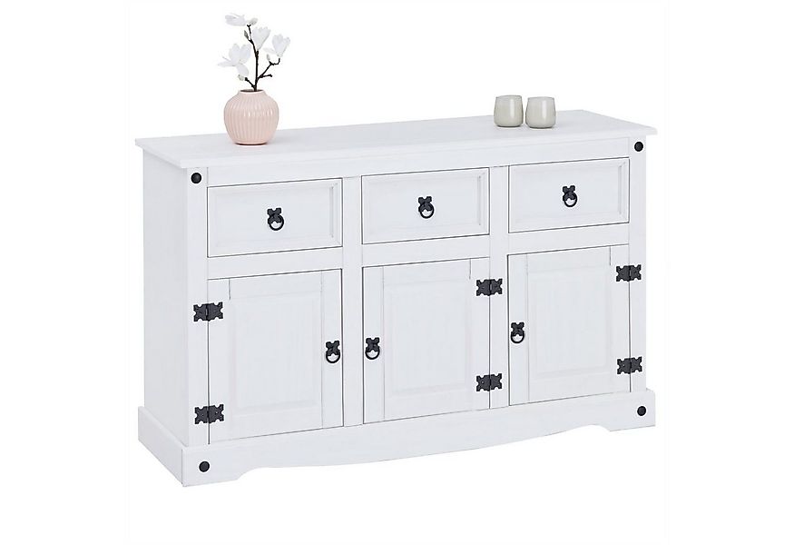 CARO-Möbel Sideboard RURAL, Mexico Sideboard Anrichte Kommode im Landhausst günstig online kaufen