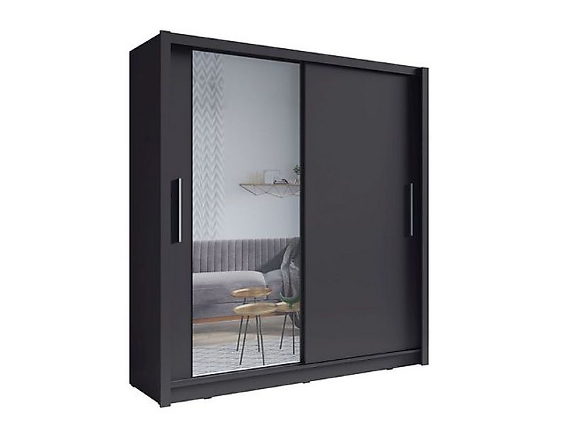 Lukas Möbel Kleiderschrank Kleiderschrank mit Spiegel günstig online kaufen