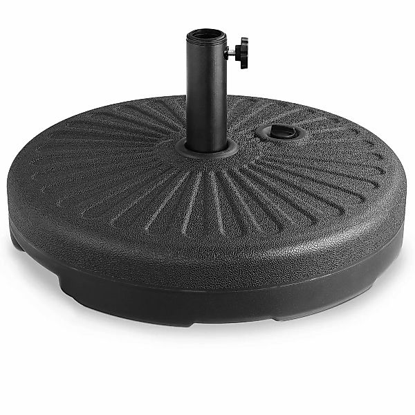 Casaria Schirmhalter rund schwarz, 1 tlg. günstig online kaufen