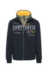 CAMP DAVID Softshelljacke mit Kapuze mit verstellbarem Gummizug im Saum günstig online kaufen