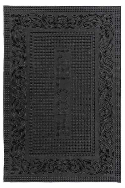 Kayoom Fußmatte "Elegant Entry 425" rechteckig 6 mm Höhe Türmatte, Gummi, E günstig online kaufen