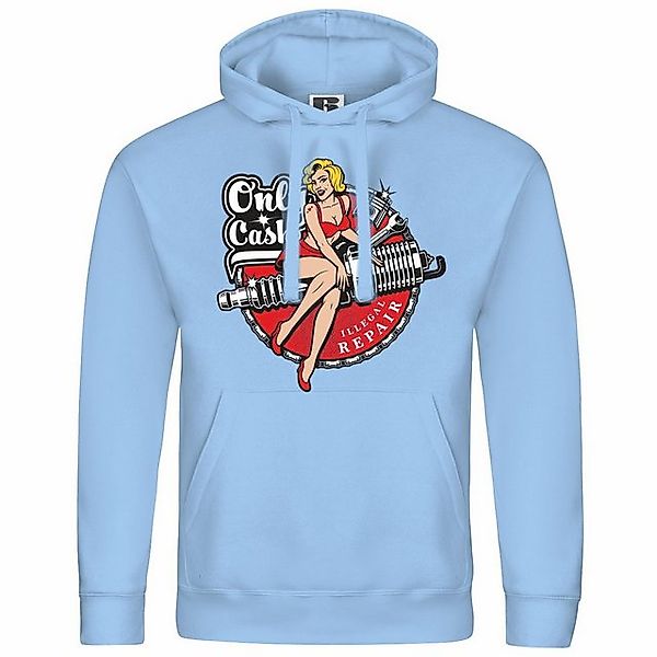 deinshirt Kapuzenpullover Herren Kapuzenpullover Only Cash Mit Print Motiv, günstig online kaufen