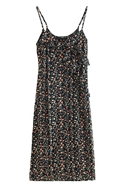 Next Sommerkleid Mittellanges Trägerkleid mit Rüschen günstig online kaufen