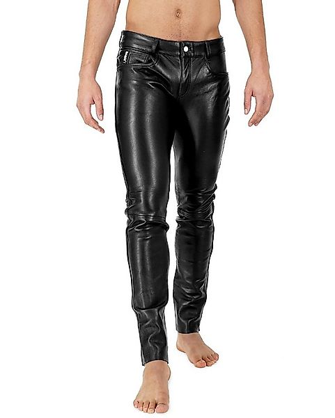 Lederhose Herren Lamm Lederhose Premium Lederjeans Leder Röhre Bockle® 2021 günstig online kaufen