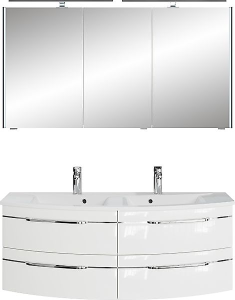 Saphir Badmöbel-Set "Badezimmer-Set 133,2 cm breit, inkl. Türdämpfer, 3 Tür günstig online kaufen