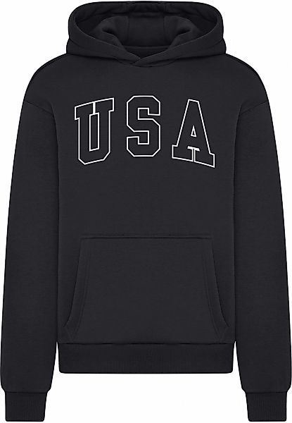 MisterTee Kapuzenpullover "MisterTee USA Fluffy Hoody" 1 Stk. günstig online kaufen