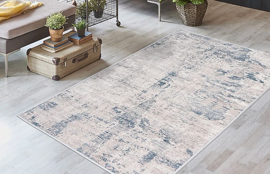 Kayoom Teppich "Maika 200" rechteckig 6 mm Höhe Flachgewebe günstig online kaufen