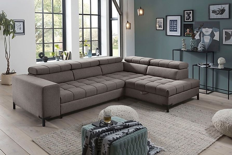 exxpo - sofa fashion Ecksofa »Bocco, hochwertige Verarbeitung, toller Sitzk günstig online kaufen