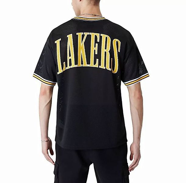 New Era T-Shirt New Era Herren T-Shirt NBA OS MESH TEE LA LAKERS Black Schw günstig online kaufen