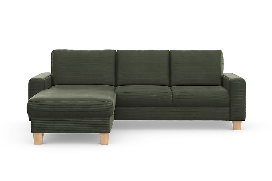 Home affaire Ecksofa »Summer L-Form« mit Recamiere, mit oder ohne Bettfunkt günstig online kaufen