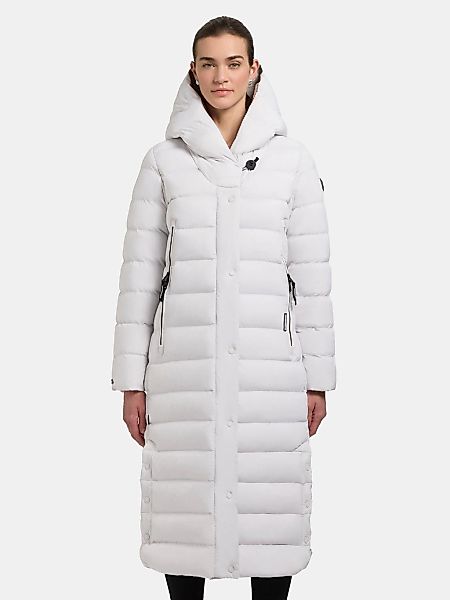 khujo Steppmantel "Teiva2-YM" extralanger Damen Wintermantel mit hohem Krag günstig online kaufen