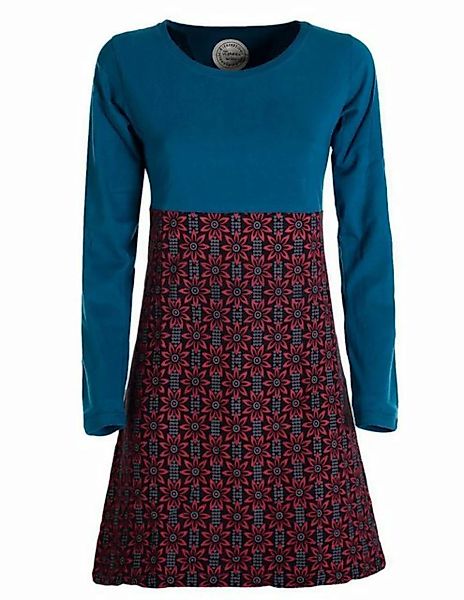 Vishes Tunikakleid Damen Langarm Longshirt-Kleid Sweatkleid Tunika-Kleid Sh günstig online kaufen