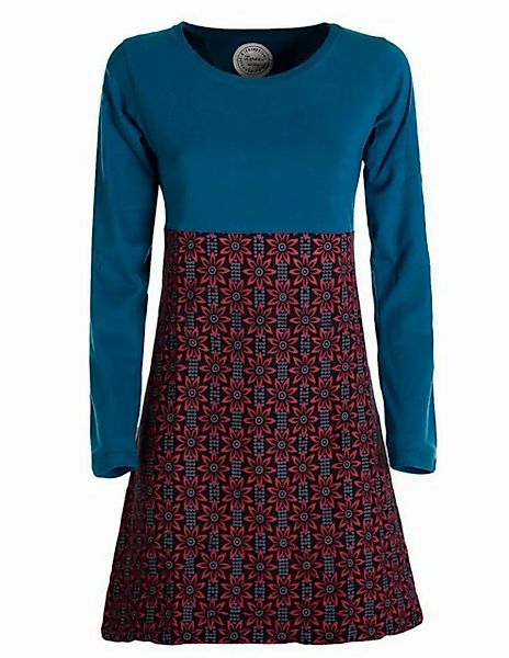 Vishes Tunikakleid Damen Langarm Longshirt-Kleid Sweatkleid Tunika-Kleid Sh günstig online kaufen