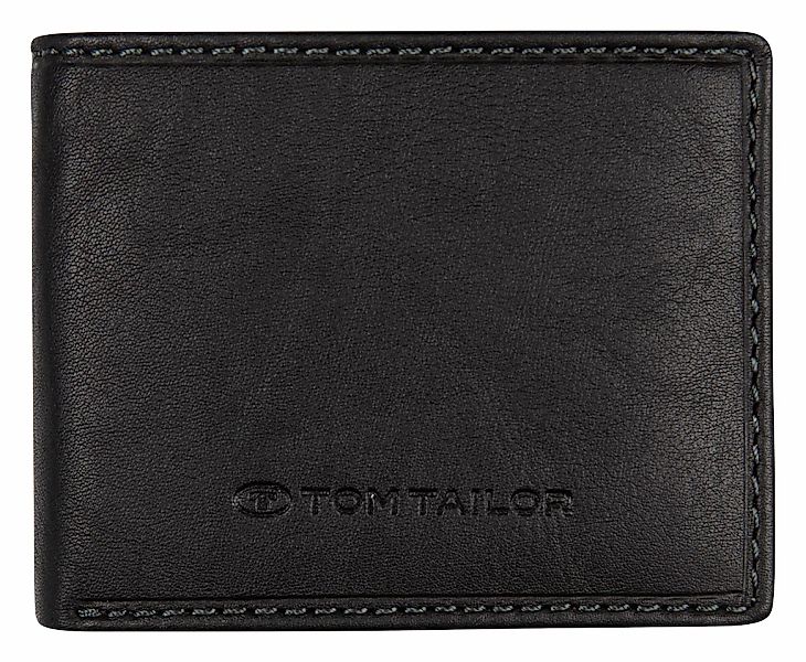 TOM TAILOR Geldbörse "LARY" aus Leder im Querformat günstig online kaufen